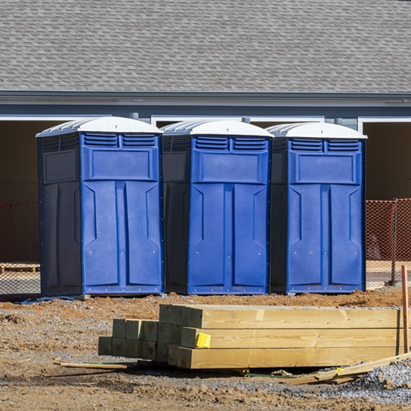 how often are the porta potties cleaned and serviced during a rental period in Minneola FL